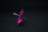 Pure Silver Dark Pink Small Flower 12g